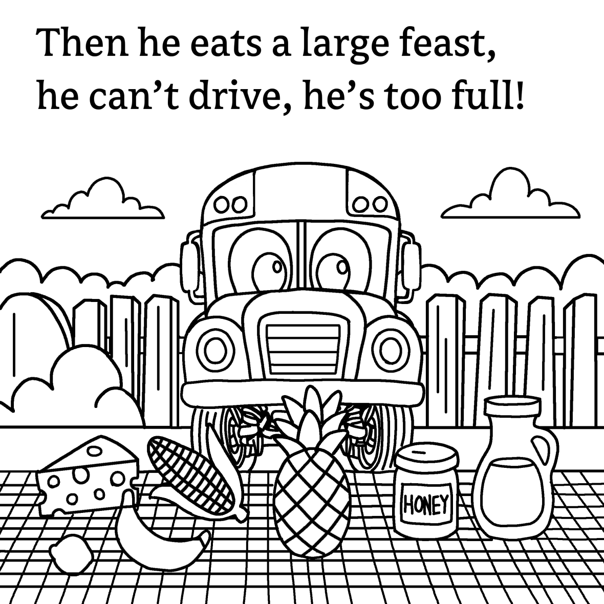 Coloring Page- Steve’s Feast